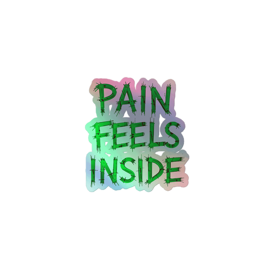 ReDead (PAIN FEELS INSIDE) Holographic Stickers product image (1)