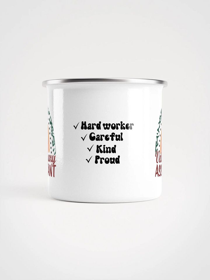 "Veterinary assistant" enamel Mug product image (2)