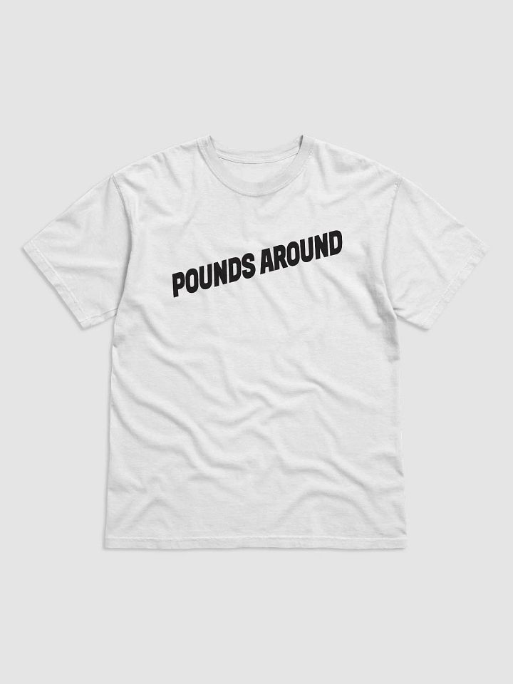 POUNDS AROUND WHITE T SHIRT product image (1)