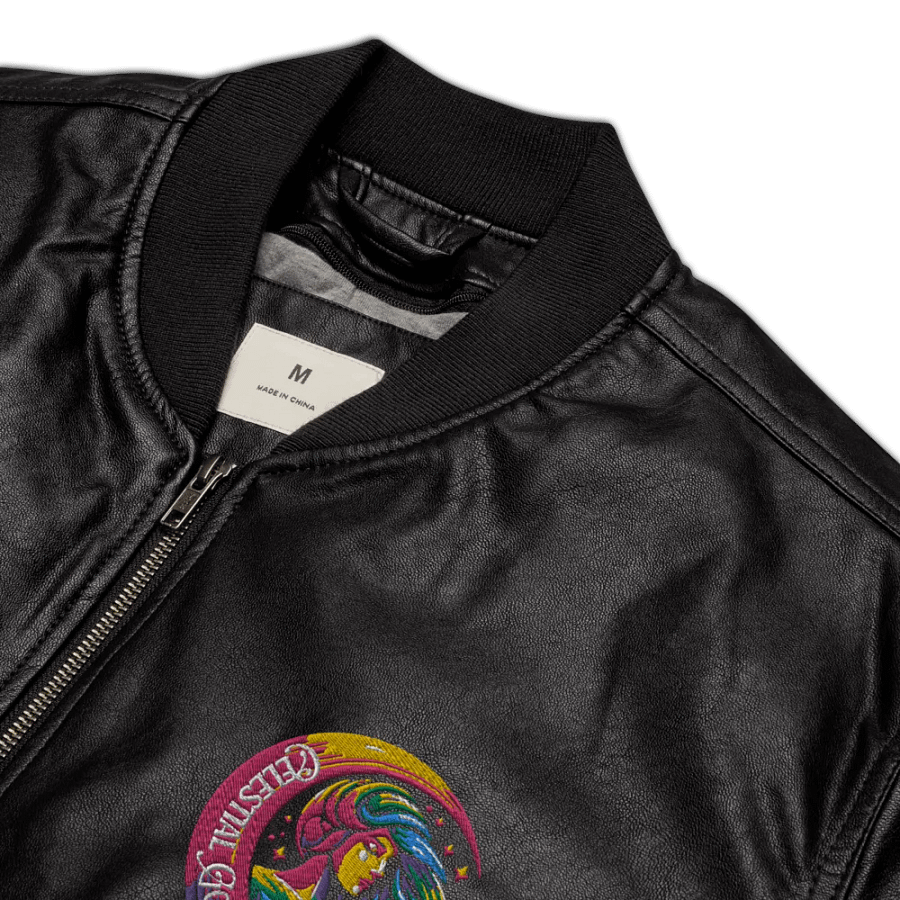 Celestial Crescent Moon Bomber Jacket product image (8)