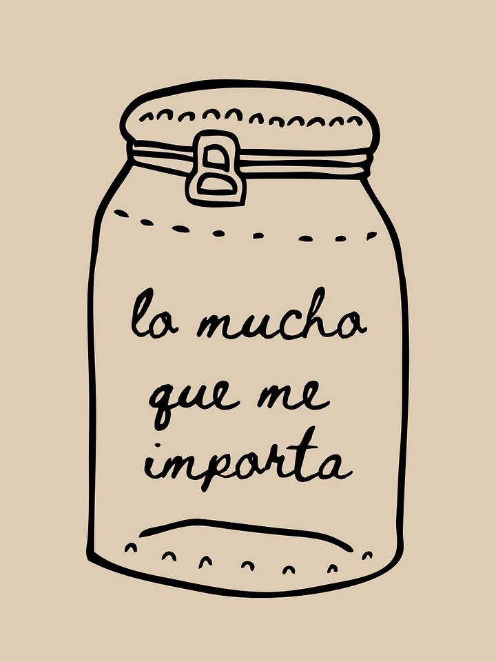 Lo Mucho Que Me Importa Camiseta Unisex product image (1)