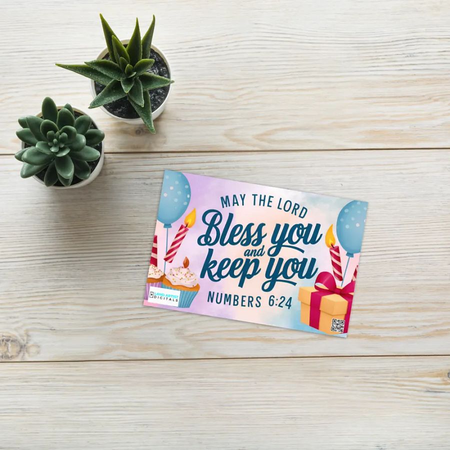 Happy & Blessed Birthday Card product image (7)