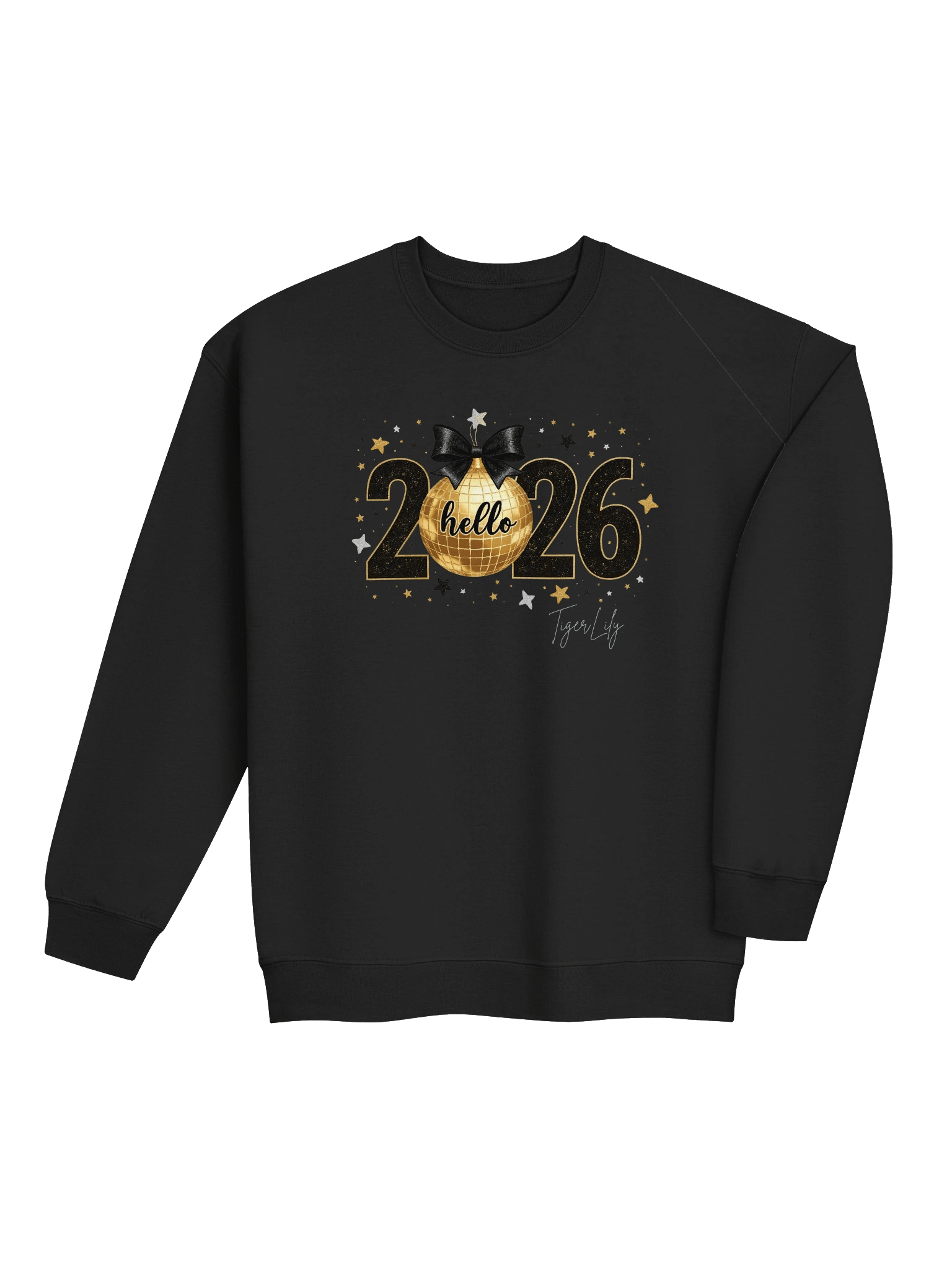 Glittery 2026 Disco Ball Celebration Sweatshirt product image (19)