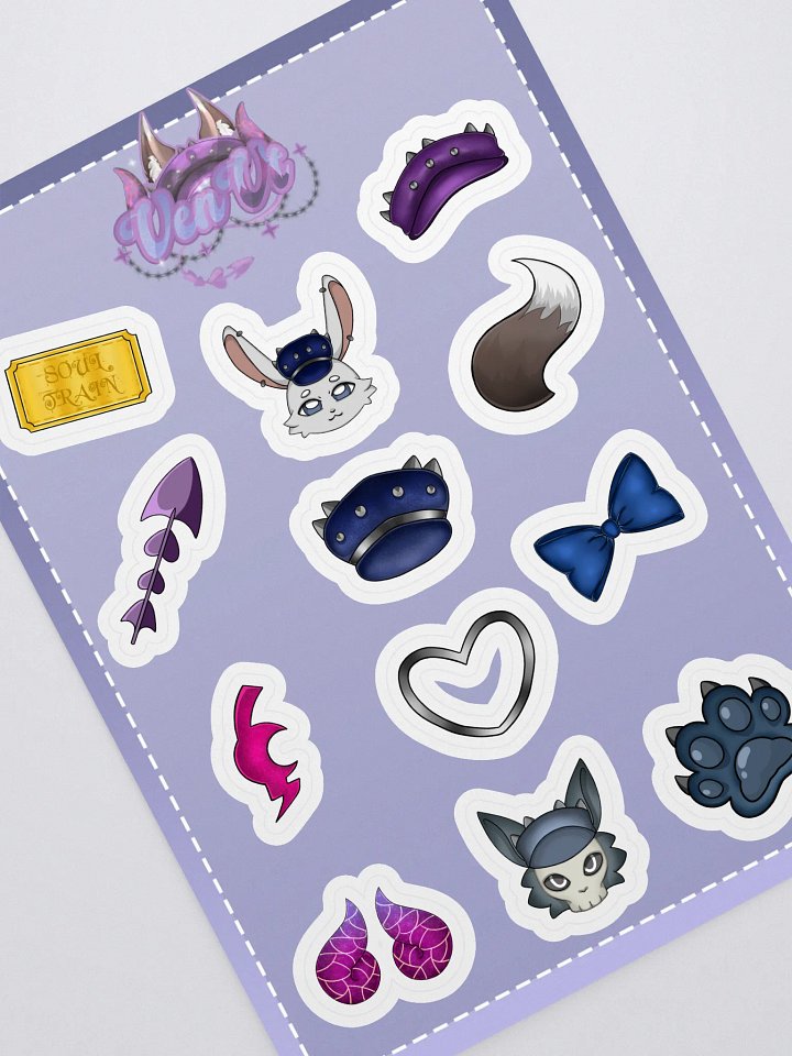 Ven's Sub Badge Sticker Sheet product image (1)