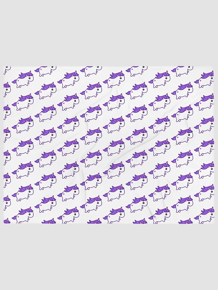 Uwu Unicorn Throw Blanket product image (1)