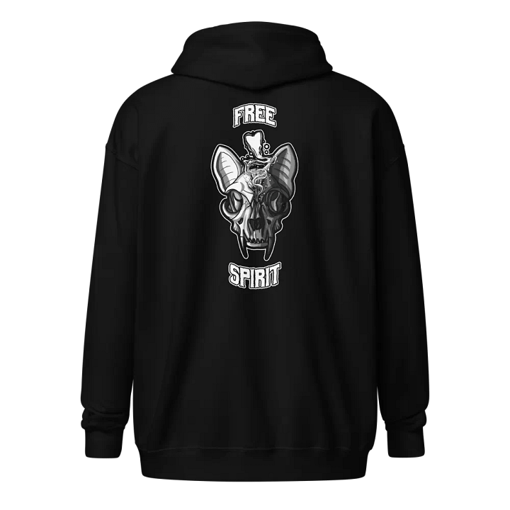 Free Spirit Skull Zip Hoodie product image (1)