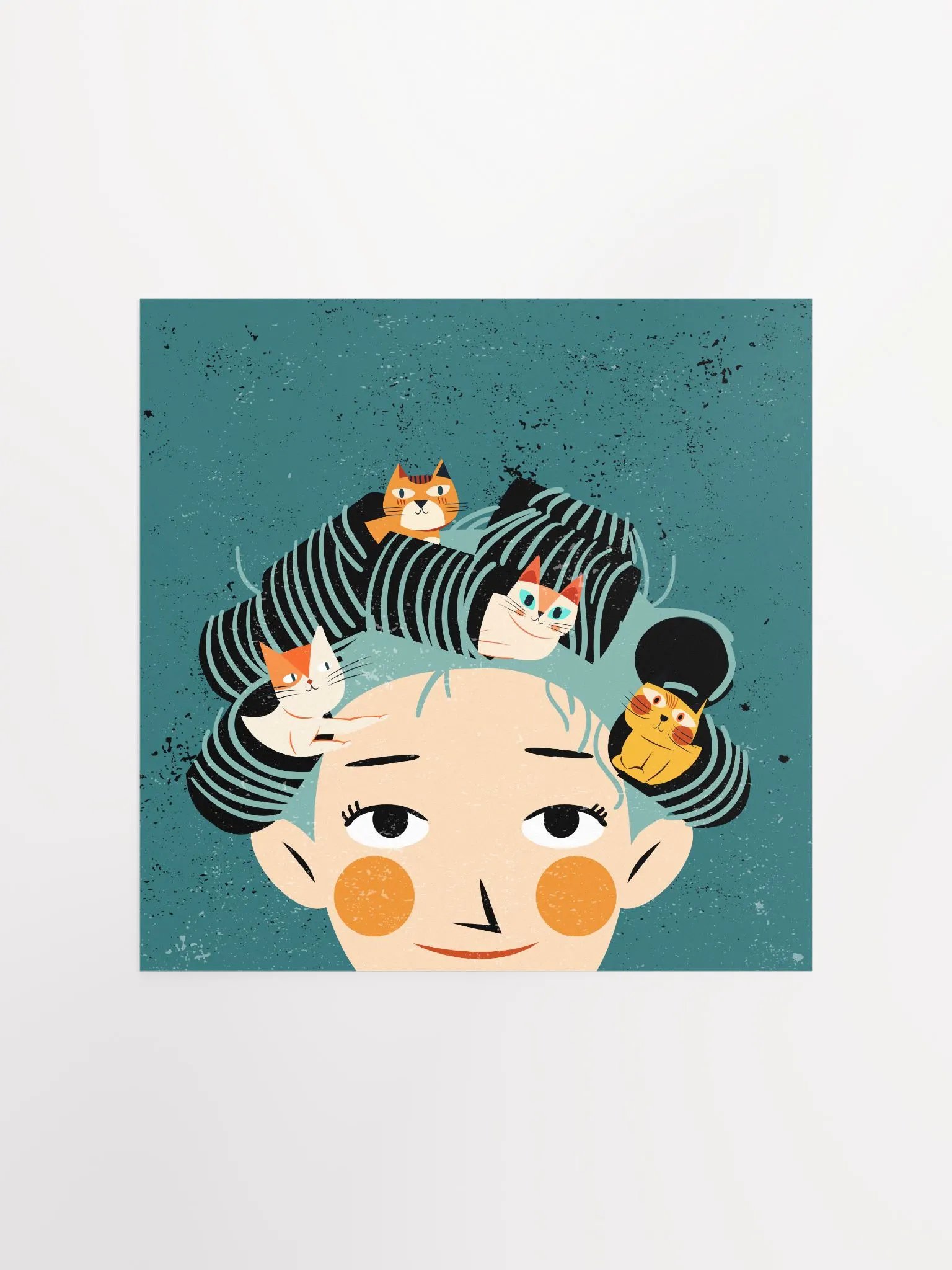 Hair Roller Art Print product image (1)