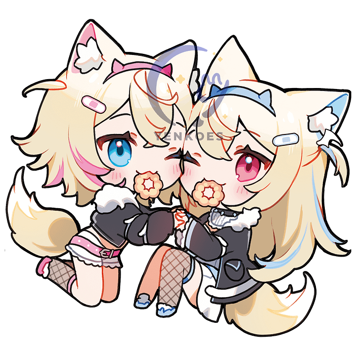 FuwaMoco Keychain [PREORDER] product image (2)