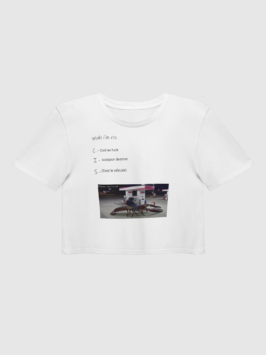 crop top YEAH IM CIS product image (1)