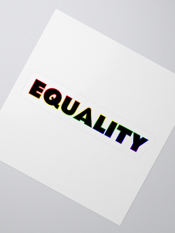 Rainbow Equality Kiss Cut Stickers product image (2)