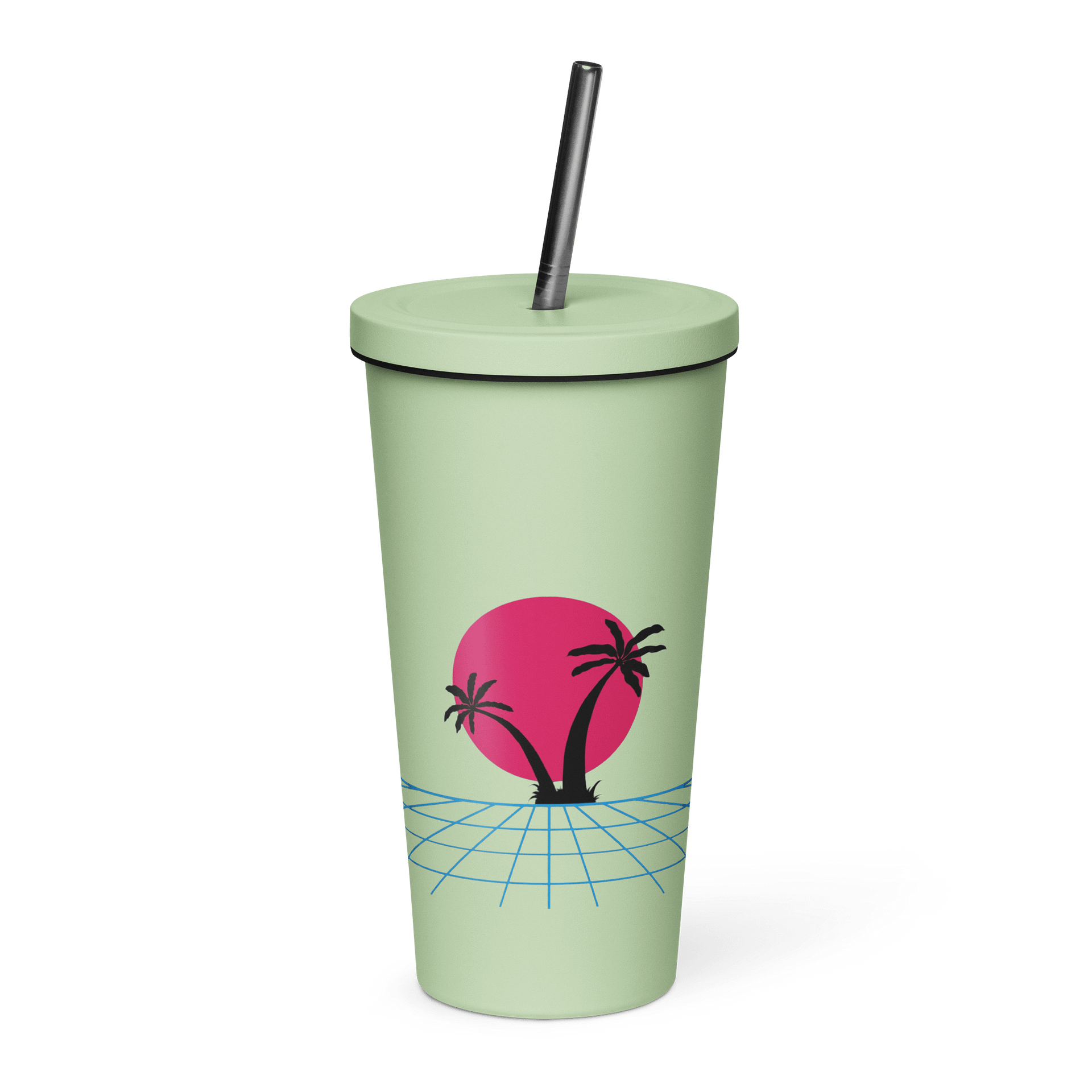 Vaporwave Sunset Insulated Tumbler product image (1)