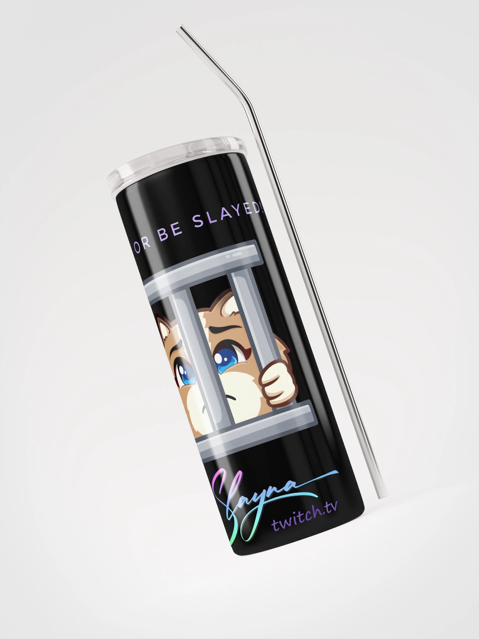SLAYNA "Halp" Stainless Steel Tumbler product image (4)