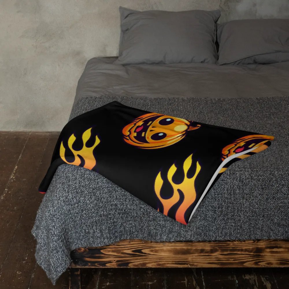 MSLA Halloween Pumpkin - Throw Blanket product image (11)