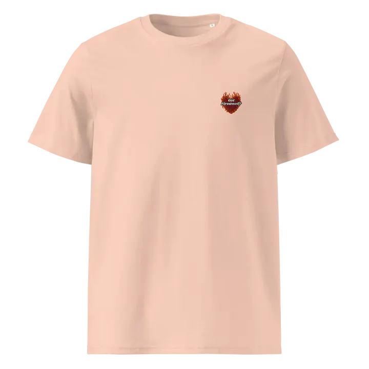 Flaming Heart - Got Firewood? | Embroidered Tee product image (9)
