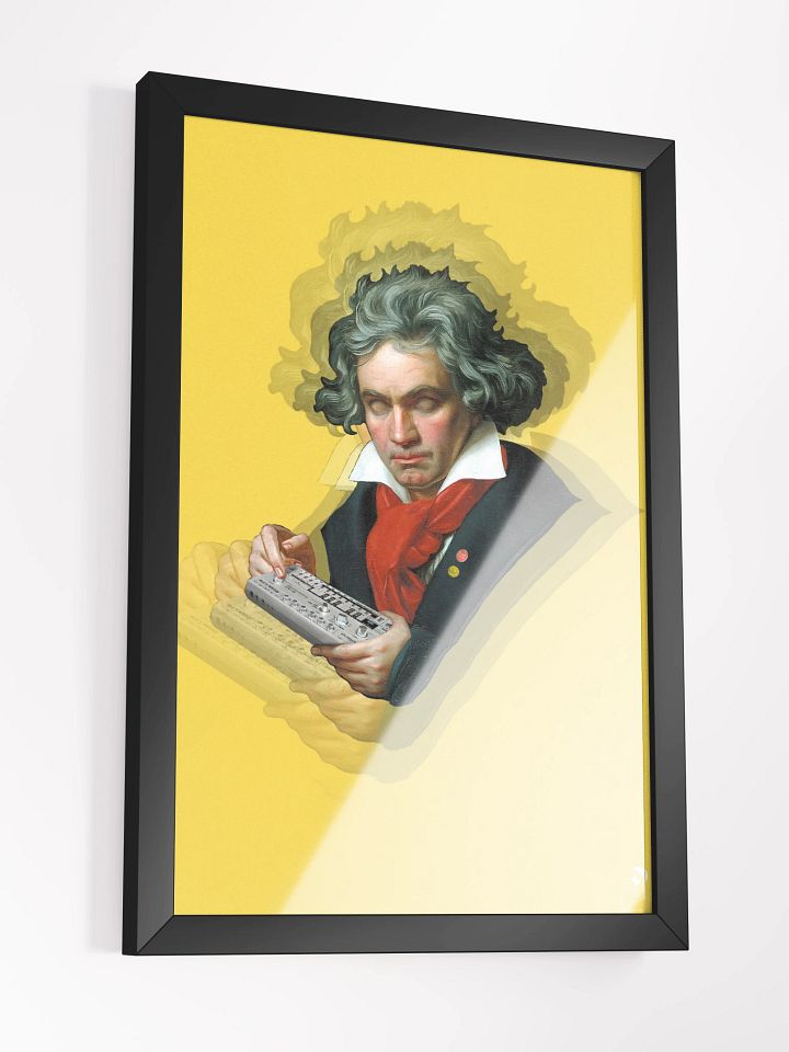 Roland van Beethoven by Frank Fonik (TB 303) , Techno EDM Framed High Quality Matte Poster product image (10)
