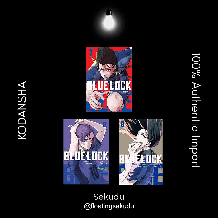 [Authentic] Blue Lock Manga (English) Vol 7, 8, 9 | Kodansha [Brand New] product image (1)