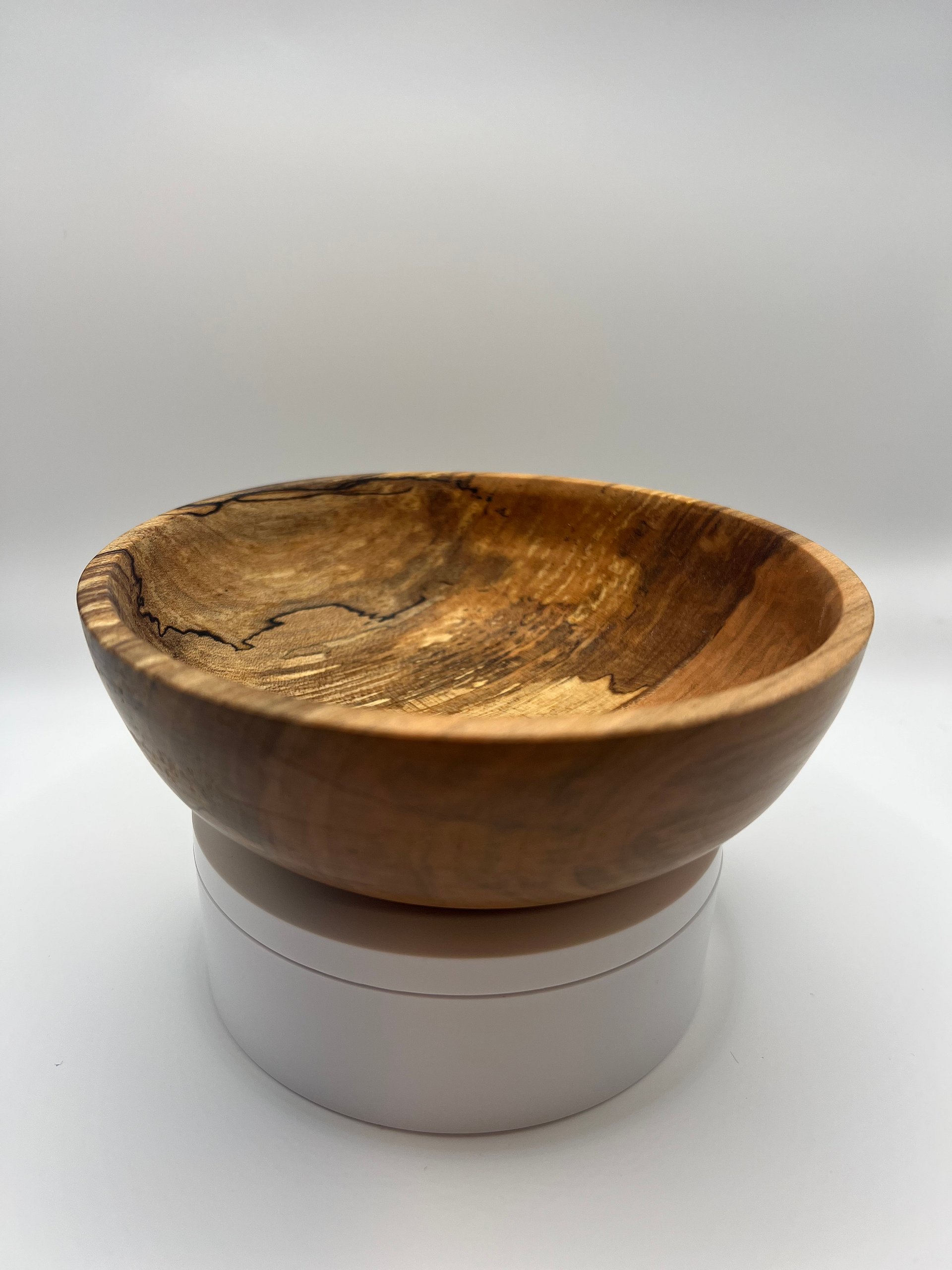 Spalted Maple Wooden Bowl 6.25” – Hand-Turned from Reclaimed Storm-Fallen Wood product image (2)