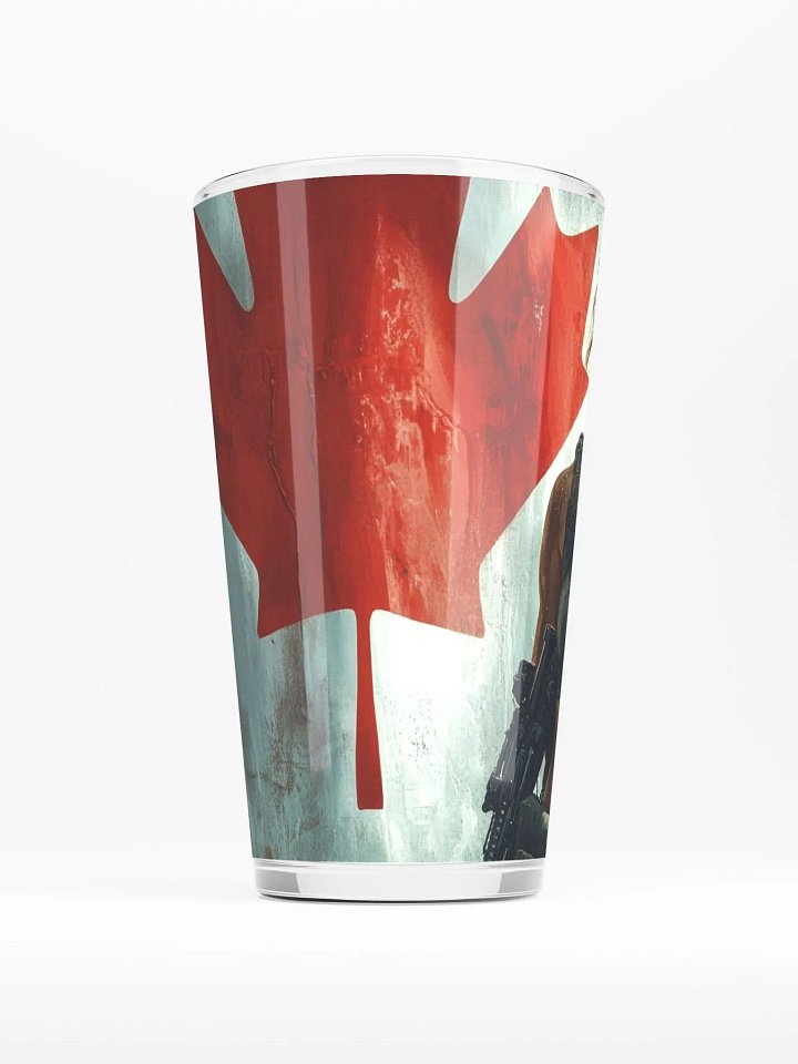 Canada Fox Pint glass product image (2)
