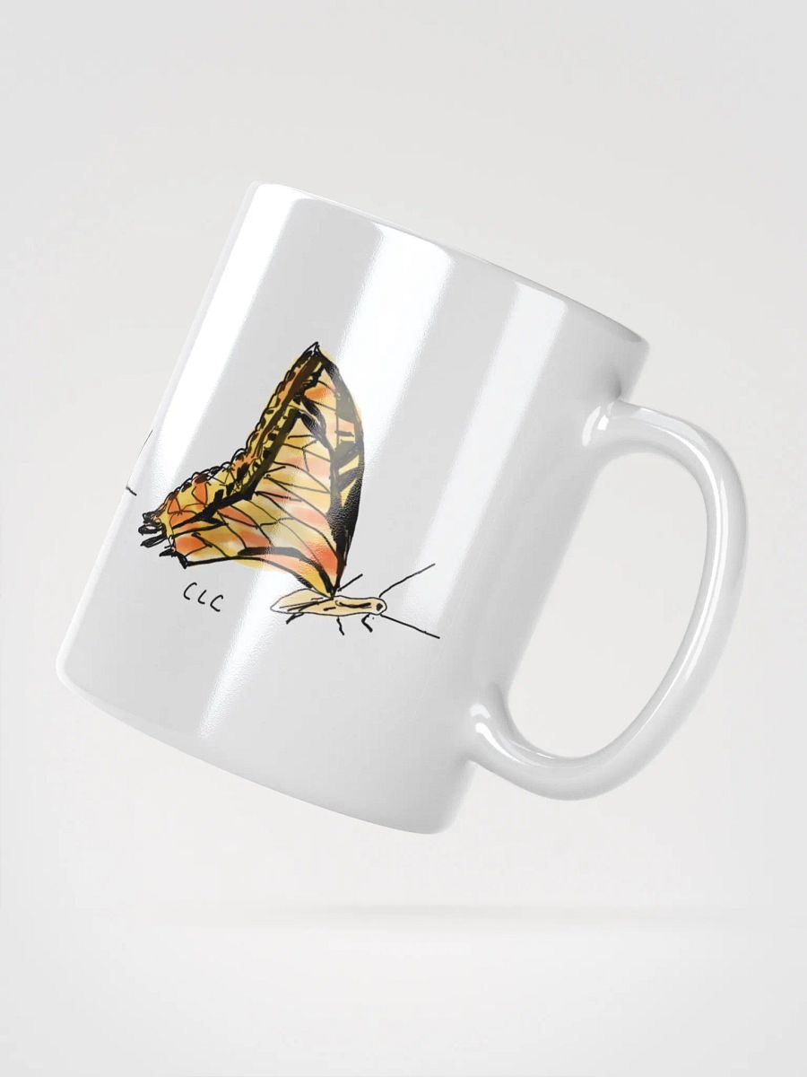 Butterfly Bliss White Glossy Mug product image (4)