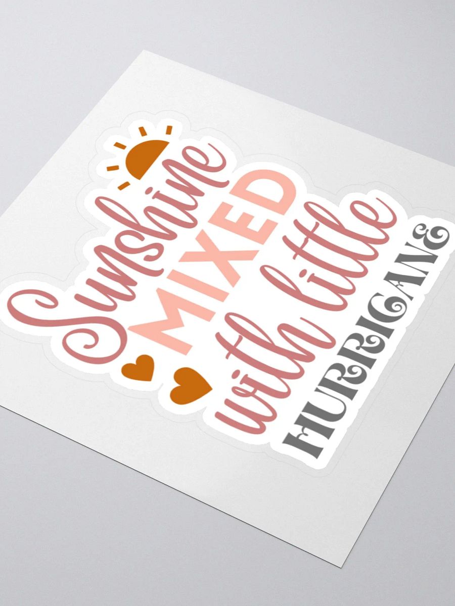 Sunshine Mixed With Little Hurricane Sticker product image (4)