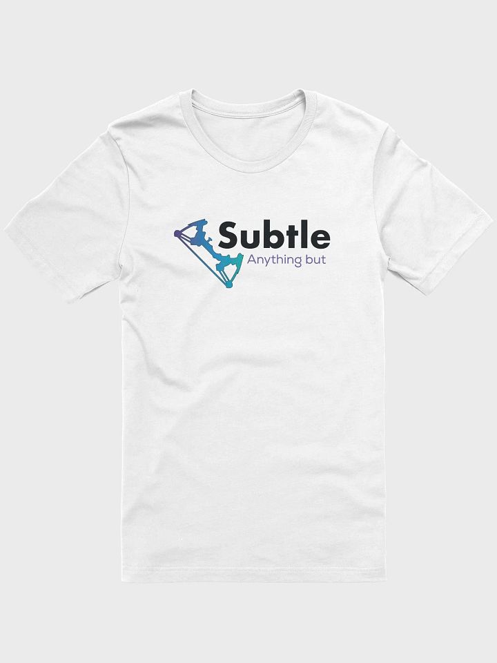 Anything But Subtle - Black Text - Tee product image (4)