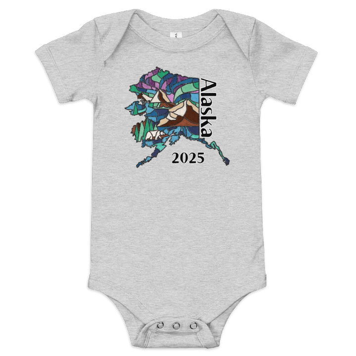 Great Alaskan Family Adventure: Stained Glass Baby Bodysuit product image (1)