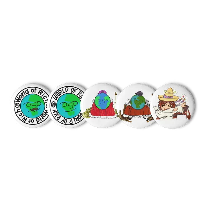 worldofrich Logo Pins + Bonus Pin product image (2)