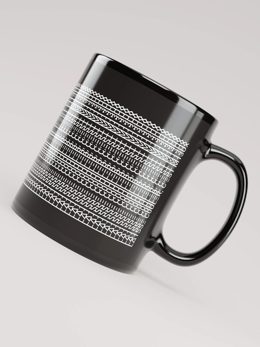 Mug Noir Codé Zen Blanc - Laisse Couler, C'est Mieux - Cadeau élégant product image (4)