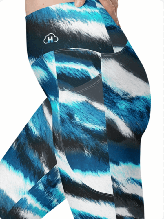 Animal Blue-Leggings with pockets product image (2)