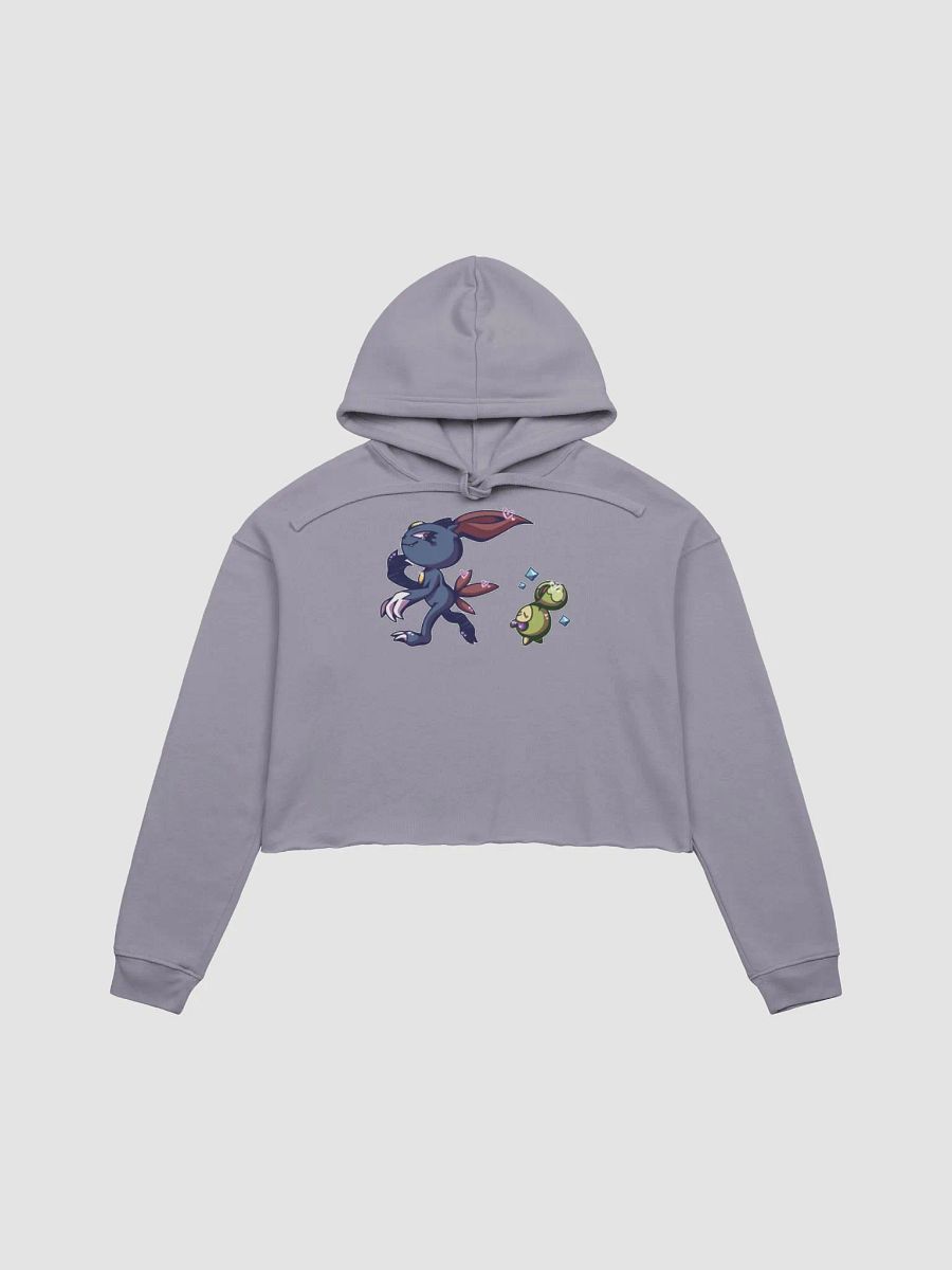 Sneasel and Budew - Fleece Crop Top Hoodie product image (4)