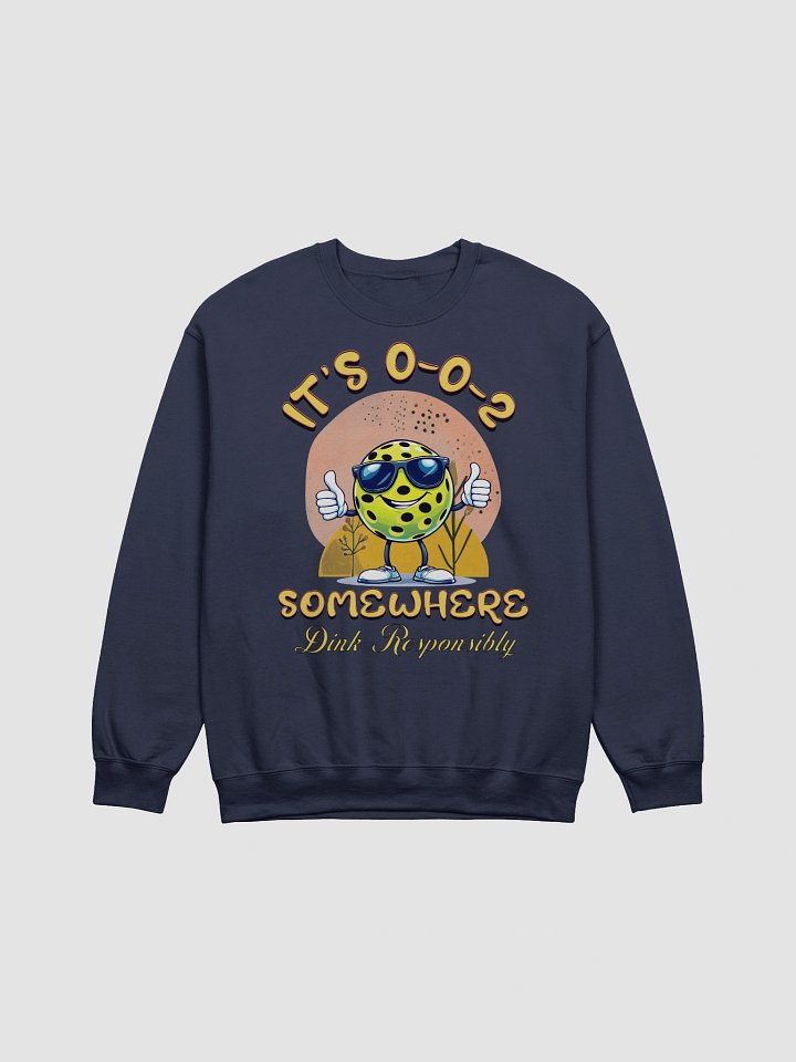 Its 002 Somewhere Pickleball Thumbs Up Sweatshirt product image (3)