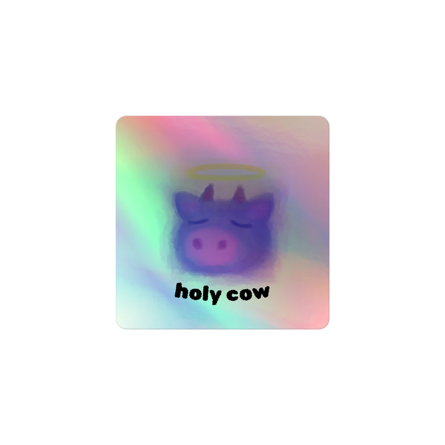 HOLY COW Holo Sticker product image (1)