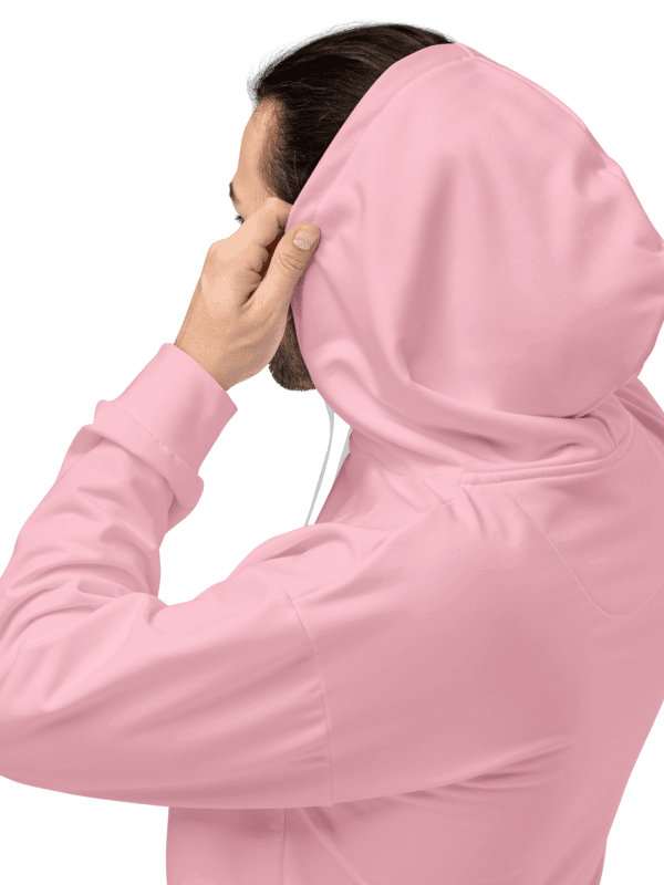 Plain Color Pink Hoodie product image (6)