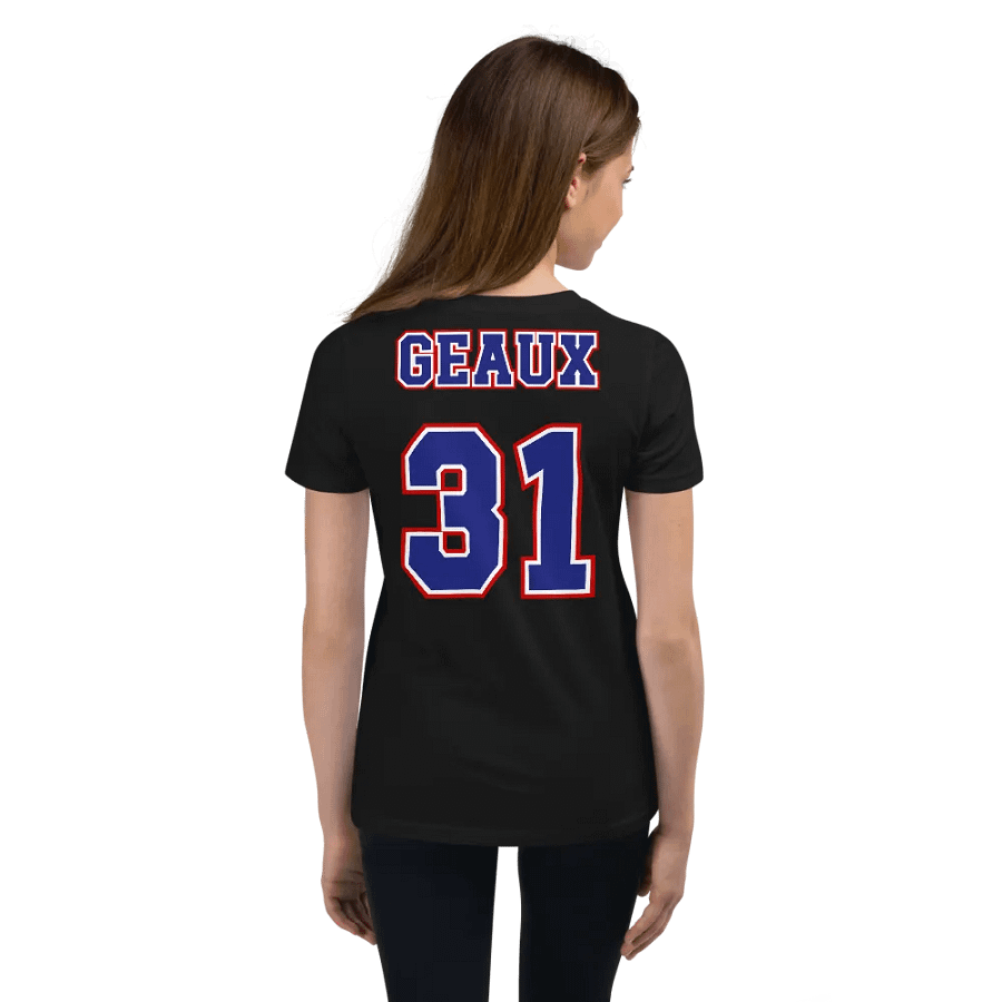 GEAUX 31 Youth Sports Jersey Tee - Back Only Design product image (2)