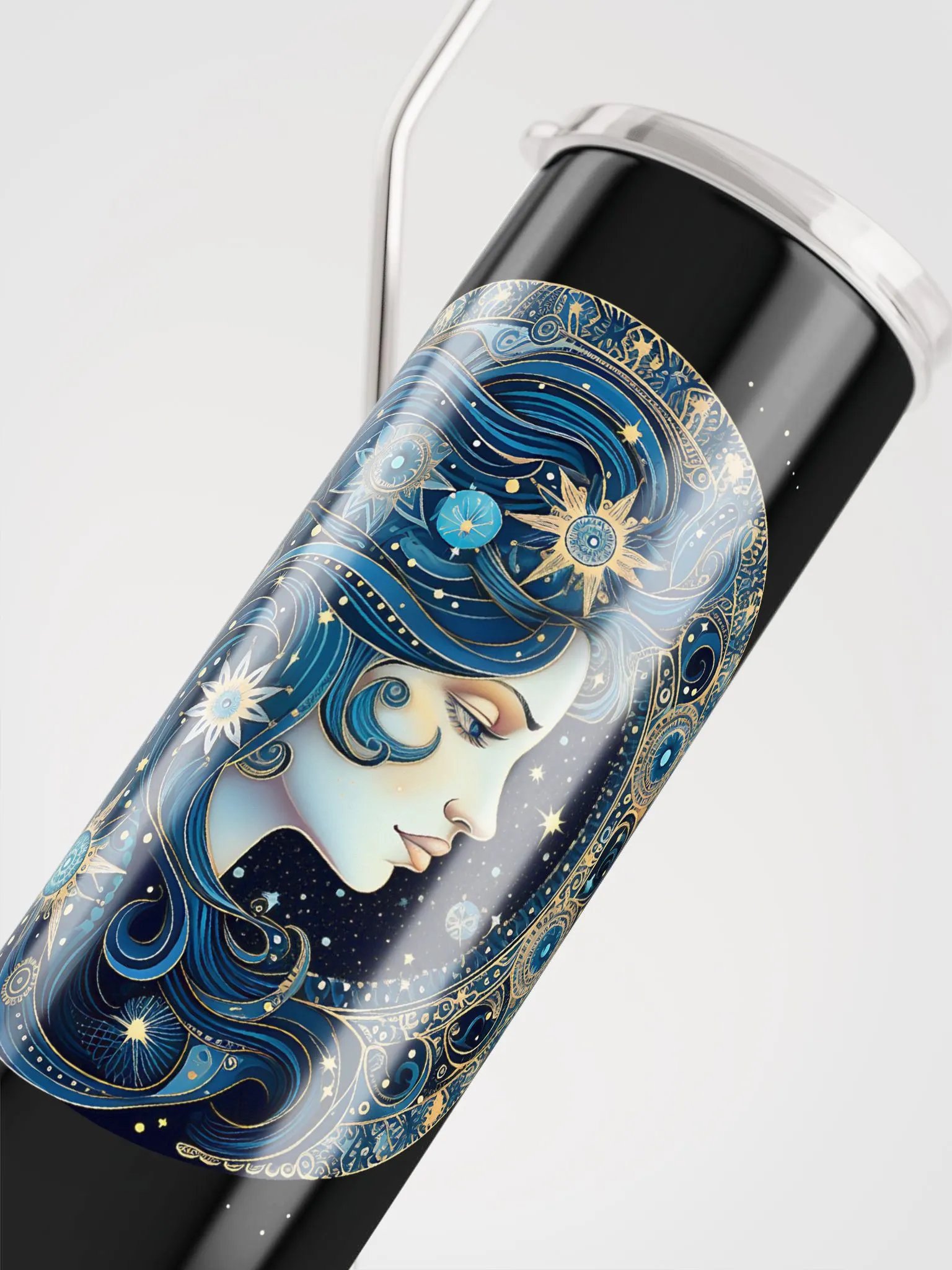 Unveil Aquarius Splendor: Zodiac Stainless Steel Tumbler! 🌌✨ product image (5)