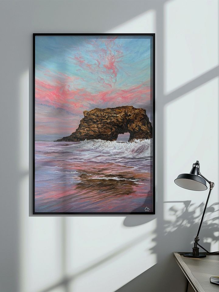Natural Bridge, State Beach Art Print product image (1)