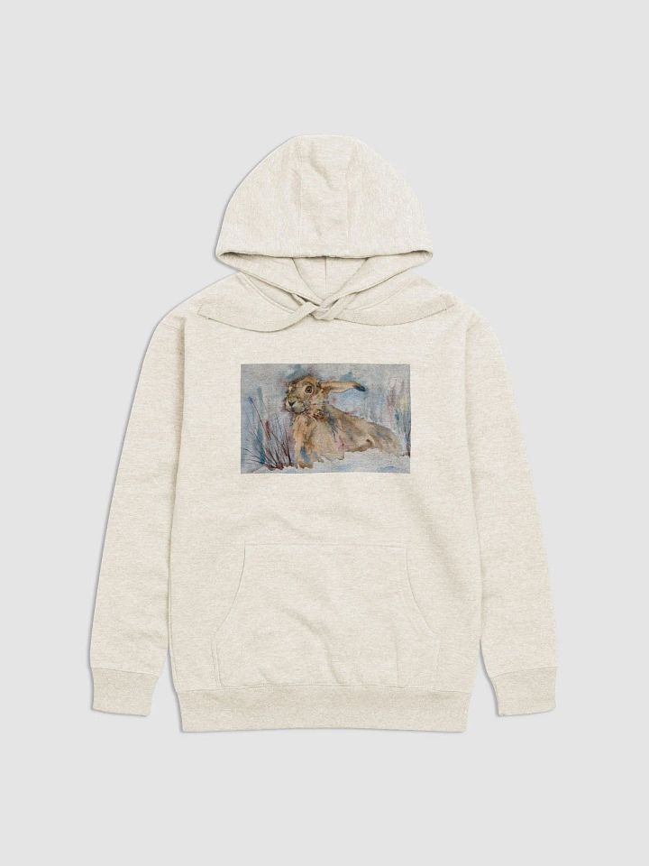 Winter Hare Watercolor Hoodie product image (1)