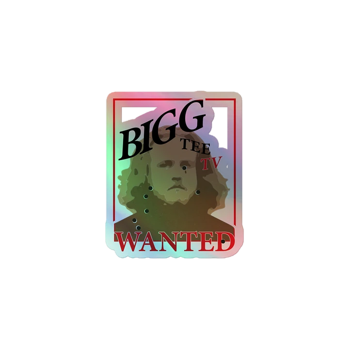 BiggTeeTV WANTED Holographic Slap product image (1)