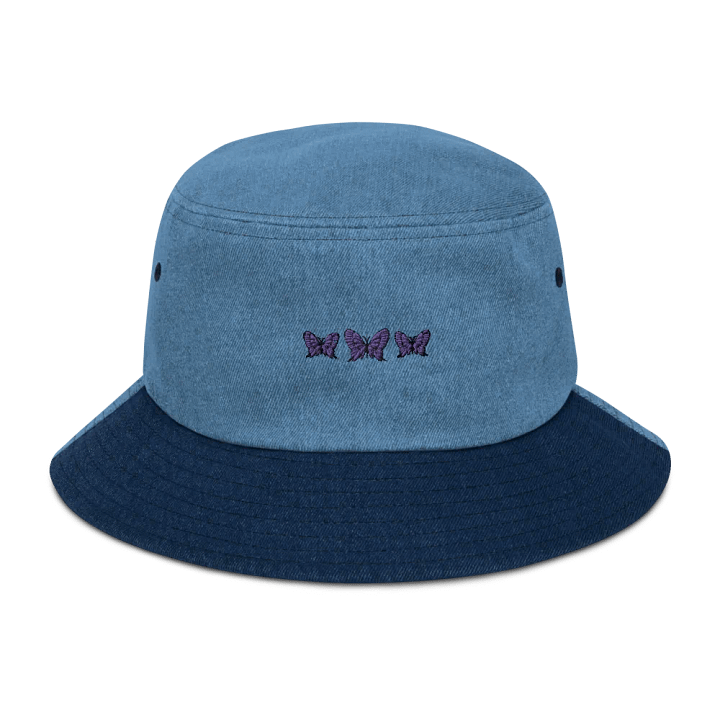 Lilac Butterfly Embroidered Hat product image (1)