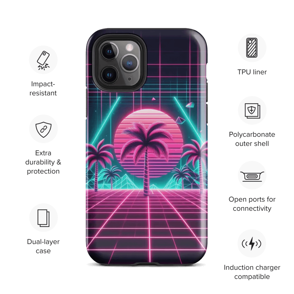 Neon Sunburst iPhone® Tough Case product image (54)