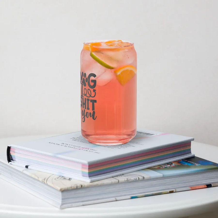 'MY DOG & I TALK SH*T ABOUT YOU' Glass product image (6)