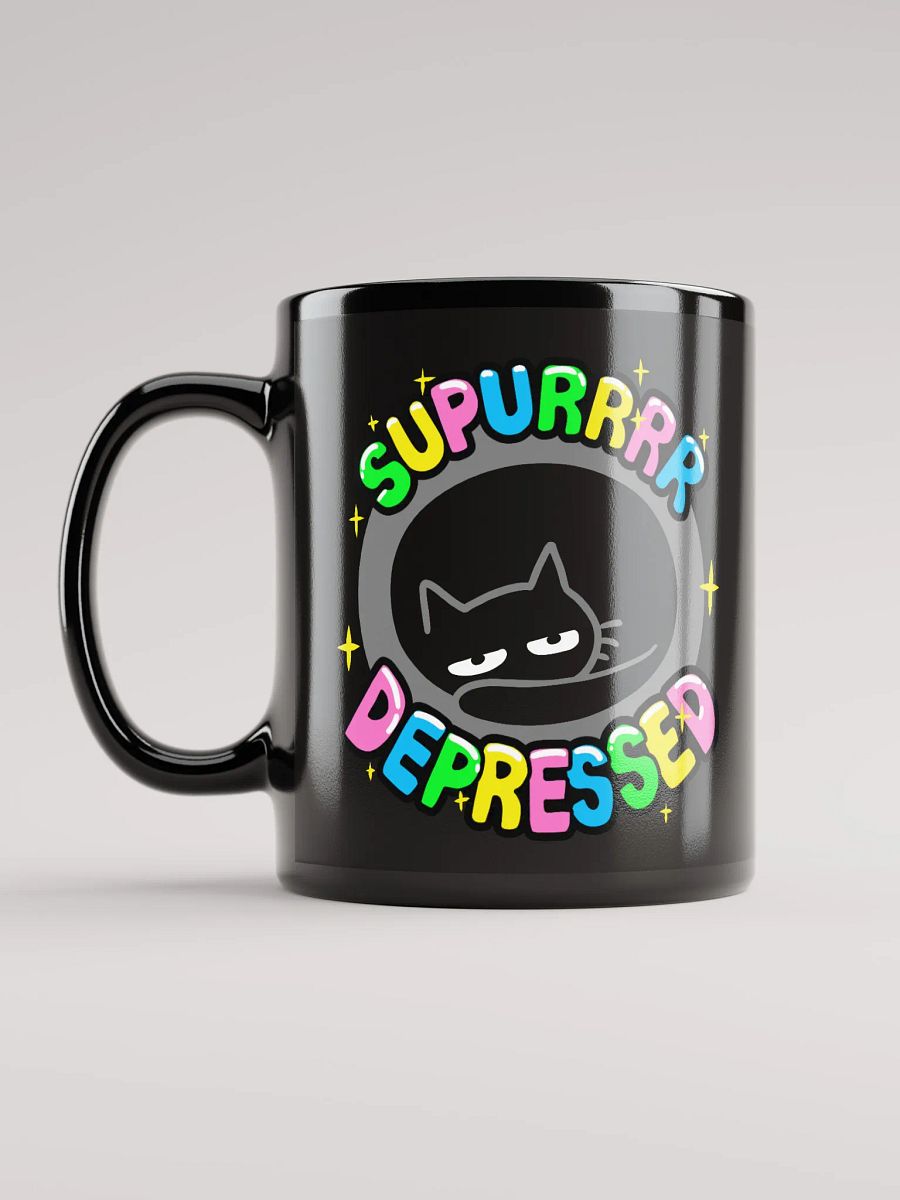 Supurrr Depressed Mug (Black) product image (12)