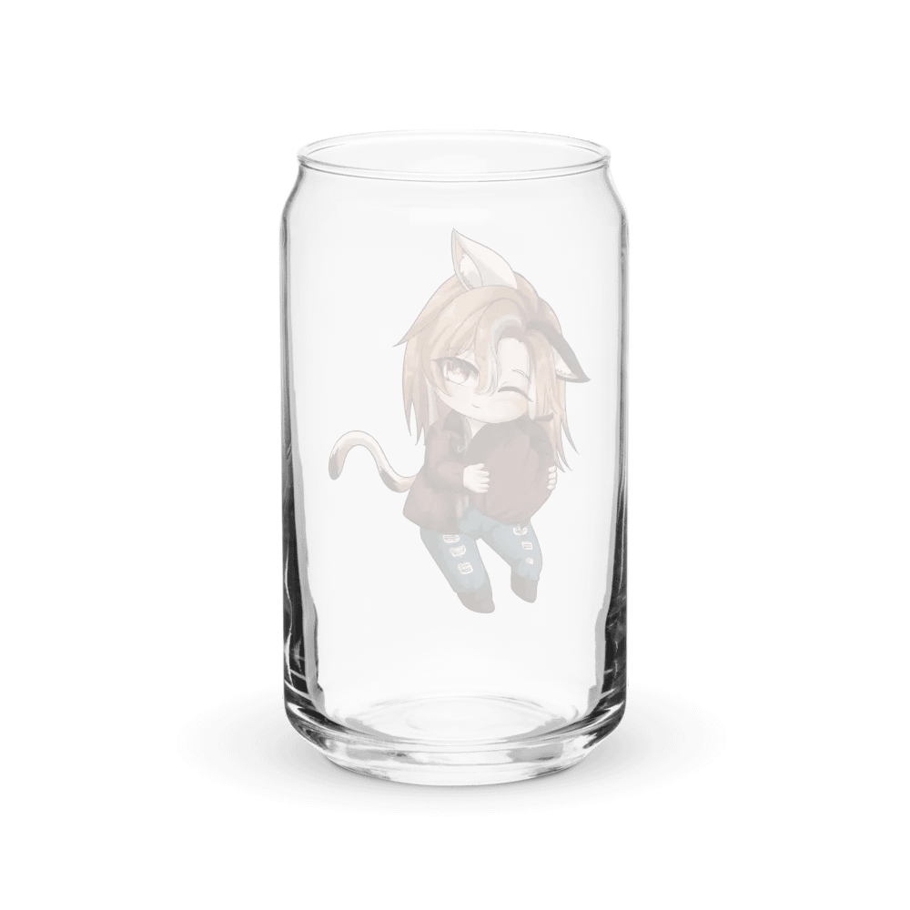 Can shaped glass drink cup product image (38)