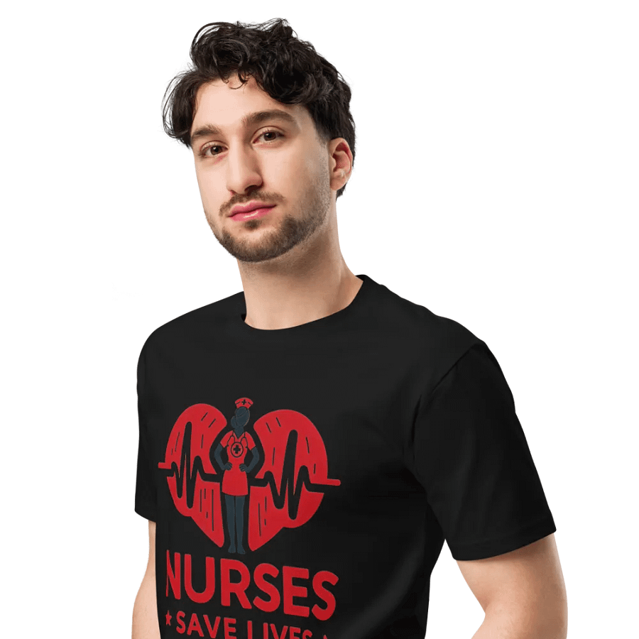 Heartbeat Hero Nurse T-Shirt product image (6)