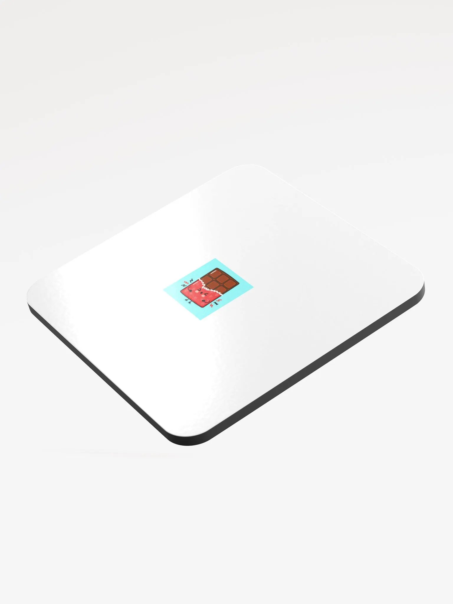 #1 CHOCOLATE SUPPORTER glossed cork coaster product image (3)