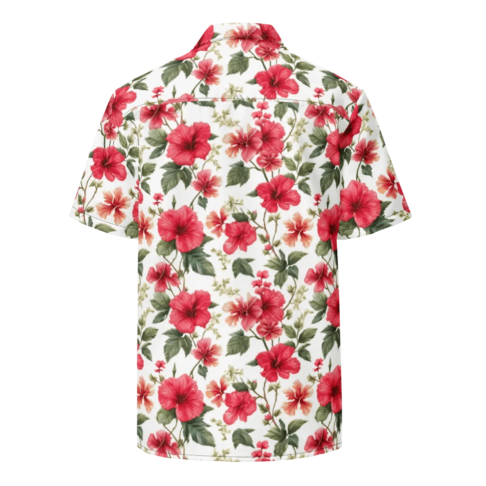 Floral Pattern Hibiscus Flowers Hawaiian Shirt product image (2)
