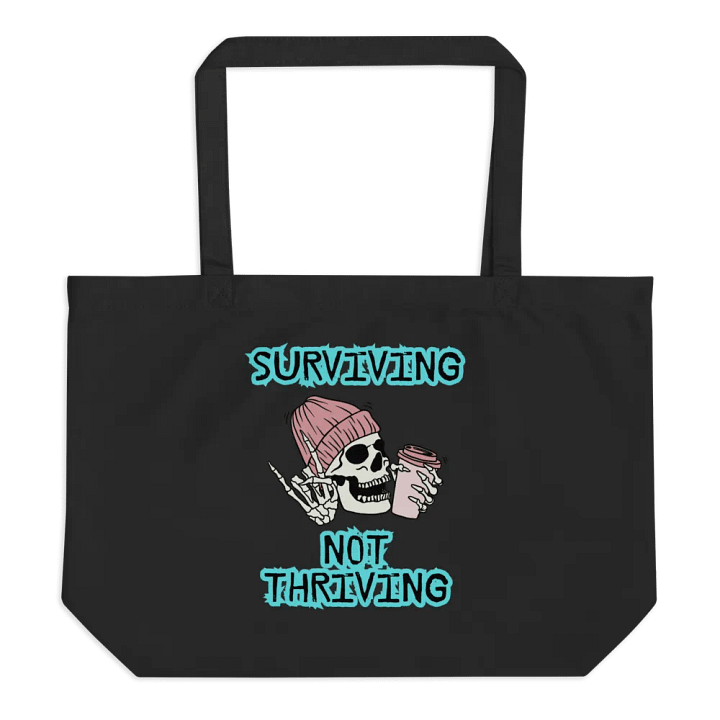 Surviving (Turquoise) Tote Bag product image (1)