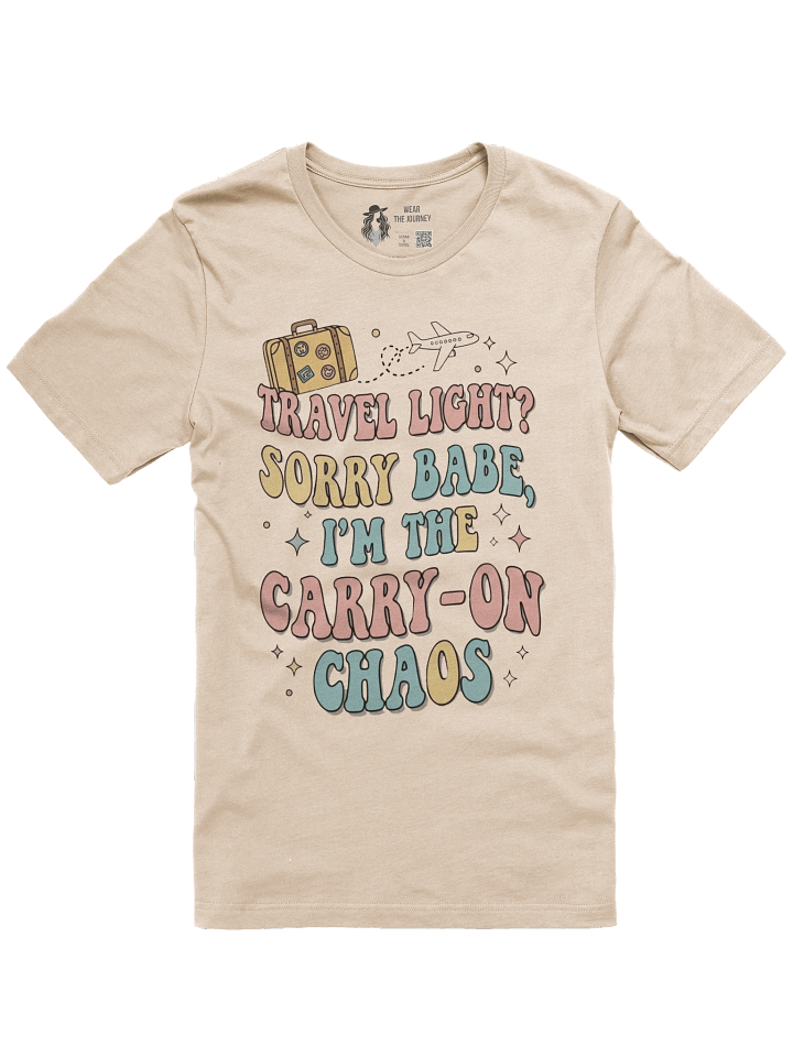 Vacation Mode T-Shirt – Carry-On Chaos Design product image (5)