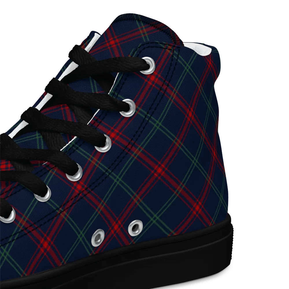 Lynch Tartan Men's High Top Shoes product image (12)
