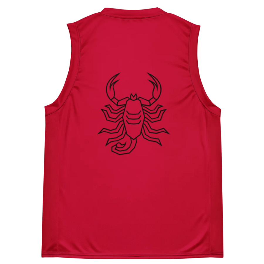 Stylish Scorpion All-Over Print Basketball Jersey product image (4)